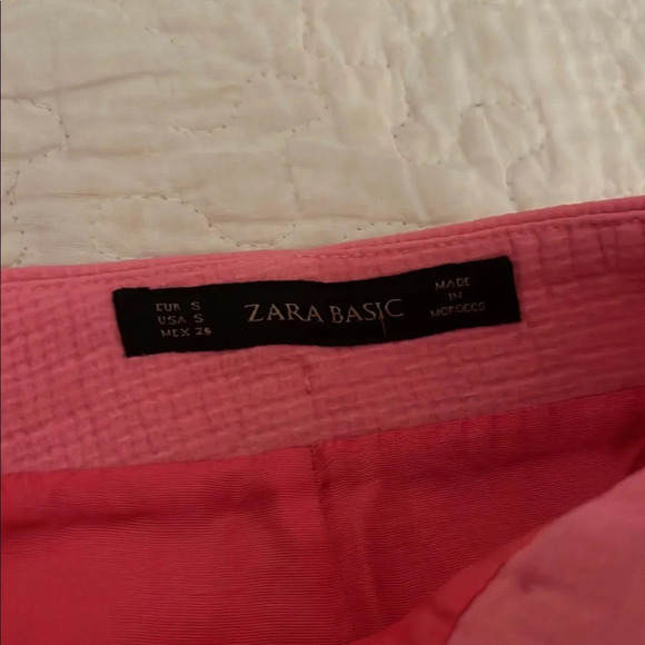 Zara Pink Mini Skirt Small - Picture 3 of 6